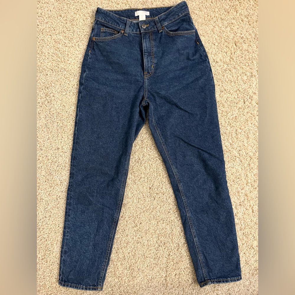 H&M size 6 dark wash mom jeans